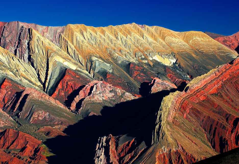 The Quebrada de Humahuaca Valley in Argentina.